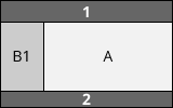 Beispiel eines einfachen 2-Spalten-Layouts: Ein Aside in der linken Spalte, Hauptinhalt in der rechten Spalte.